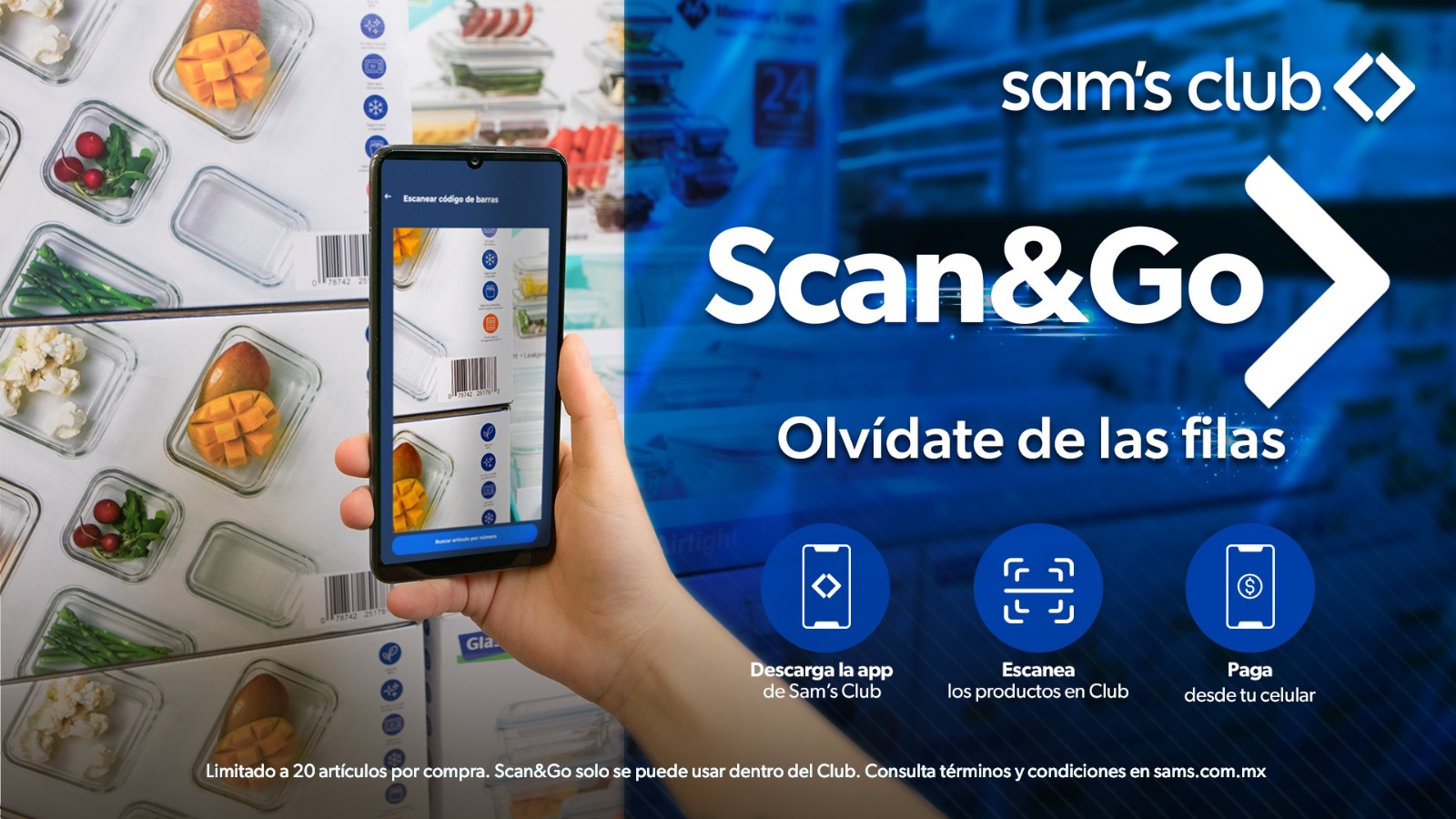 Cumple dos años en México Scan & Go, la innovación exclusiva de Sam’s Club