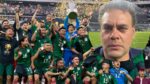 David Faitelson critica celebración de aficionados en el ángel por la Copa Oro