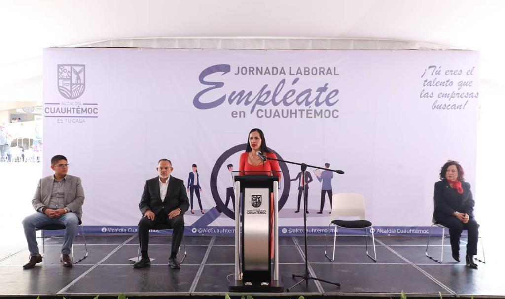 La alcaldesa, Sandra Cuevas, inauguró la Jornada Laboral Empléate en Cuauhtémoc La alcaldesa, Sandra Cuevas, inauguró la Jornada Laboral Empléate en Cuauhtémoc