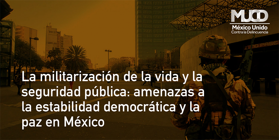 MUCD revela riesgos para la democracia y el Estado de derecho con nueva serie de análisis sobre militarización en México