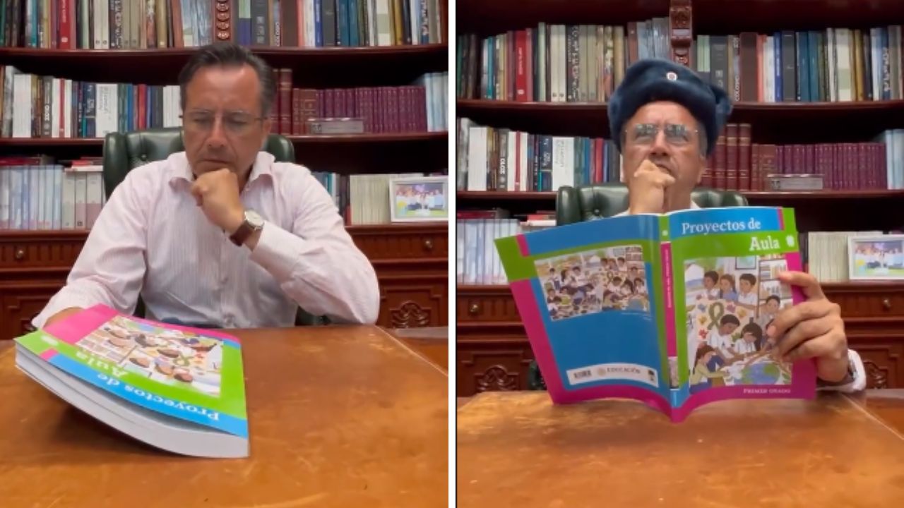Cuitláhuac García se burla de críticas a nuevos libros de texto de la SEP Cuitláhuac García se burla de críticas a nuevos libros de texto de la SEP