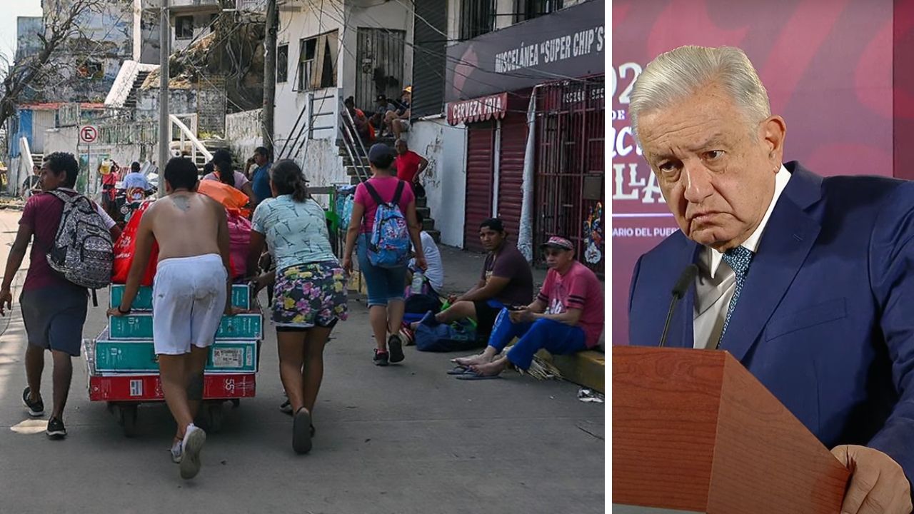 AMLO promete Navidad alegre en Acapulco pese a huracán Otis AMLO promete Navidad alegre en Acapulco pese a huracán Otis