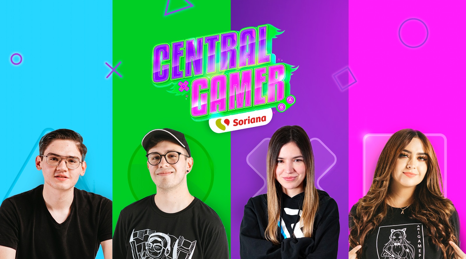 Soriana lanza por segundo año su torneo Central Gamer y reúne a los cuatro streamers más importantes Soriana lanza por segundo año su torneo Central Gamer y reúne a los cuatro streamers más importantes
