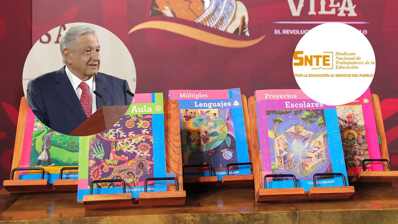 AMLO asegura que sindicato de maestros defiende y apoya libros de texto gratuitos AMLO asegura que sindicato de maestros defiende y apoya libros de texto gratuitos