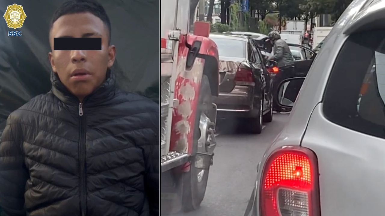 Detienen a menor de 17 años por asalto en Periférico y Viaducto Detienen a menor de 17 años por asalto en Periférico y Viaducto