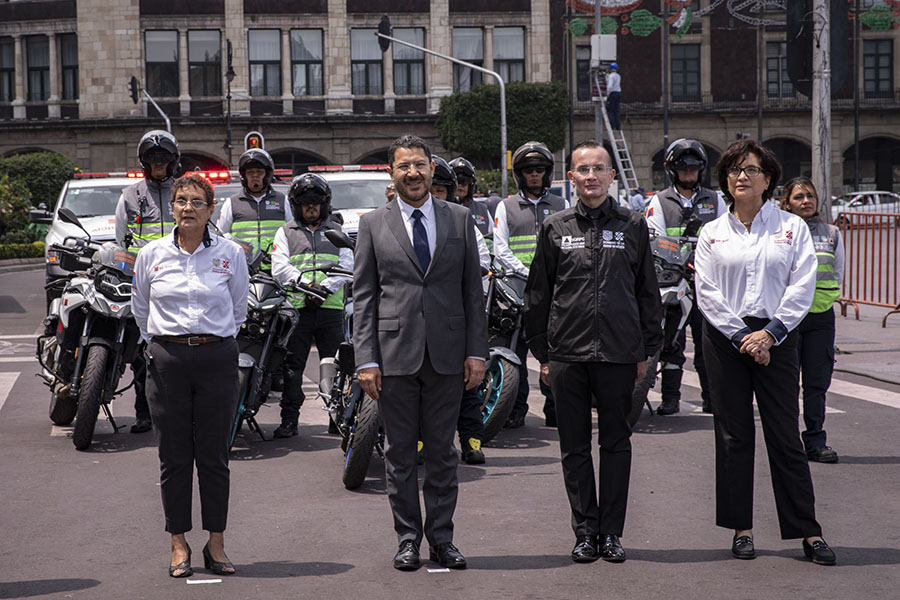 Da Martí Batres banderazo de salida a nuevas unidades de Protección Civil Da Martí Batres banderazo de salida a nuevas unidades de Protección Civil