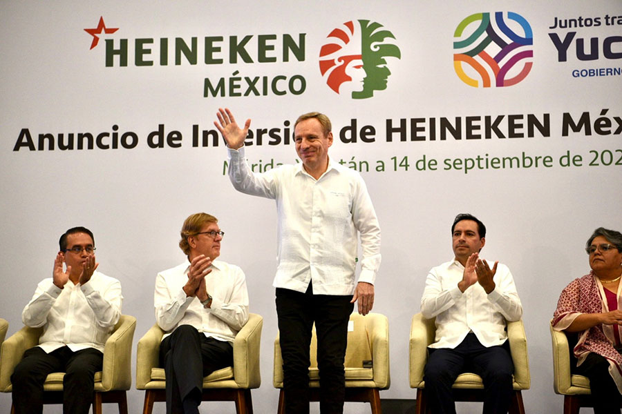 Invierte HEINEKEN México 8,700 millones de pesos en Yucatán con nueva cervecería de clase mundial Invierte HEINEKEN México 8,700 millones de pesos en Yucatán con nueva cervecería de clase mundial