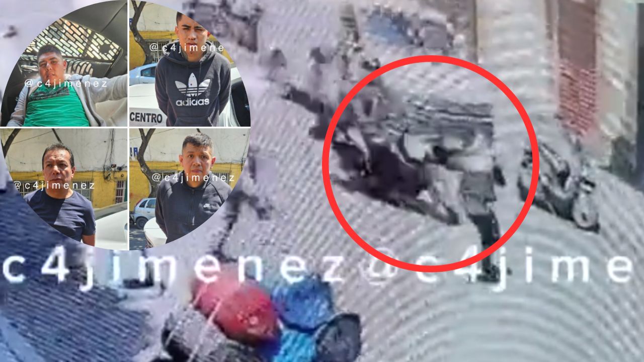Mujer policía tira a asaltantes de su moto tras huir en el Centro Histórico Mujer policía tira a asaltantes de su moto tras huir en el Centro Histórico