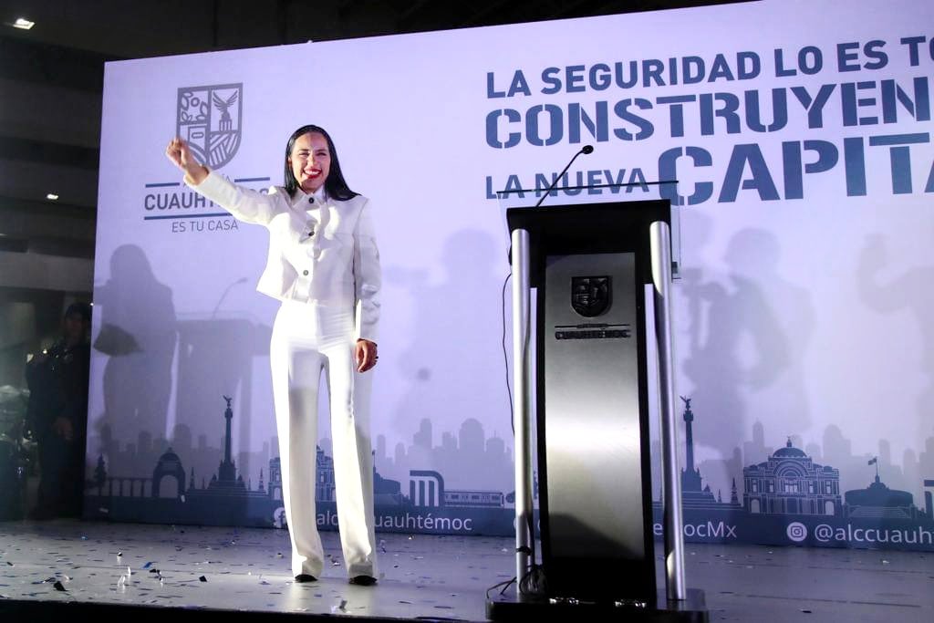 Sandra Cuevas, alcaldesa de Cuauhtémoc, solicitará licencia para contender por la Jefatura de Gobierno de la CDMX Sandra Cuevas, alcaldesa de Cuauhtémoc, solicitará licencia para contender por la Jefatura de Gobierno de la CDMX