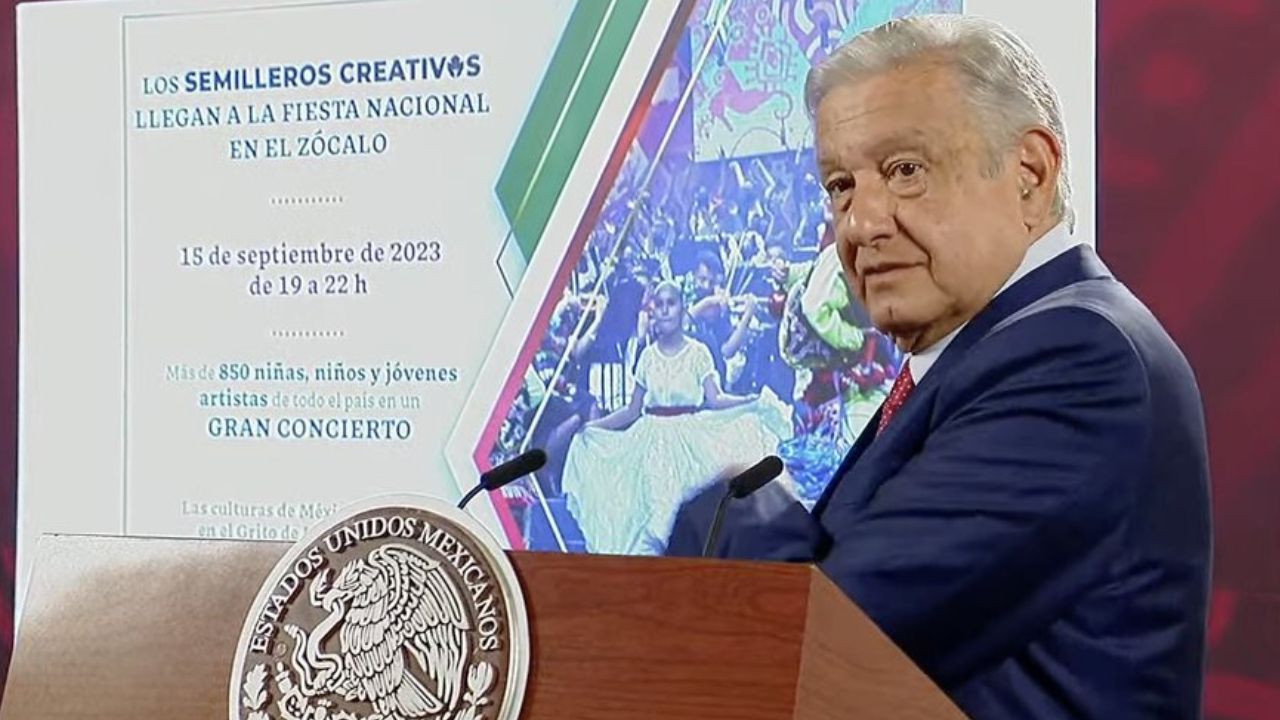 AMLO revela programa de celebración del Grito de Independencia AMLO revela programa de celebración del Grito de Independencia