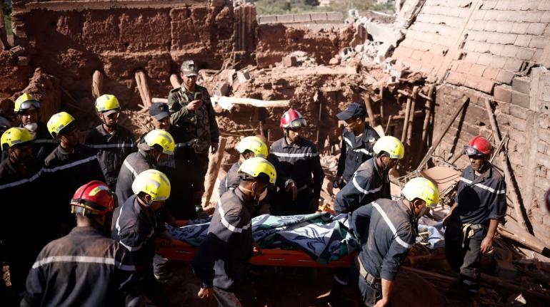 Ascienden a más de 2 mil 100 los muertos por terremoto en Marruecos Ascienden a más de 2 mil 100 los muertos por terremoto en Marruecos