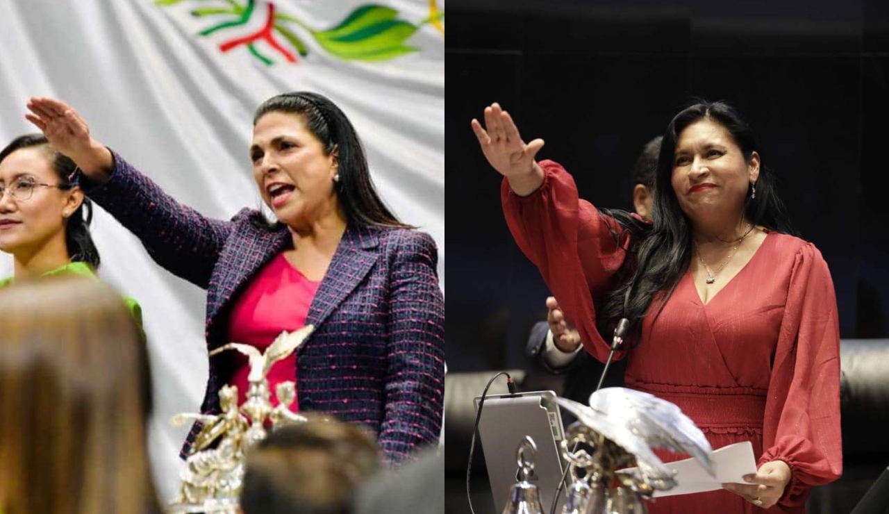 Marcela Guerra y Ana Lilia Rivera, presidentas de Cámara de Diputados y Senado Marcela Guerra y Ana Lilia Rivera, presidentas de Cámara de Diputados y Senado