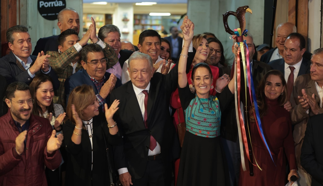Confirma AMLO encuentro con Sheinbum el lunes: “la voy a invitar a comer” Confirma AMLO encuentro con Sheinbum el lunes: “la voy a invitar a comer”