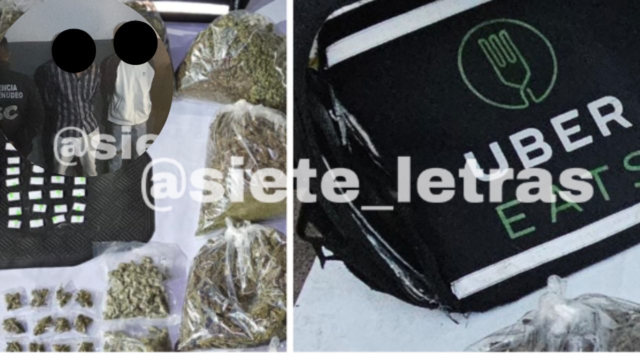 Caen 2 presuntos repartidores de Uber Eats con droga en la Gustavo A. Madero Caen 2 presuntos repartidores de Uber Eats con droga en la Gustavo A. Madero