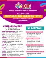 Habilita DIF Oaxaca centros de acopio para ayudar a damnificados del estado de Guerrero