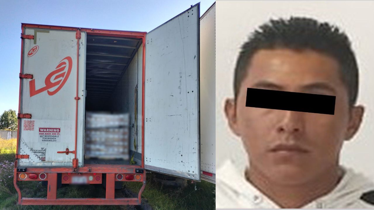 Recuperan tráiler robado con 2 millones de pesos en medicamentos en Toluca