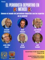 El Salón del Periodista Deportivo en la UNAM