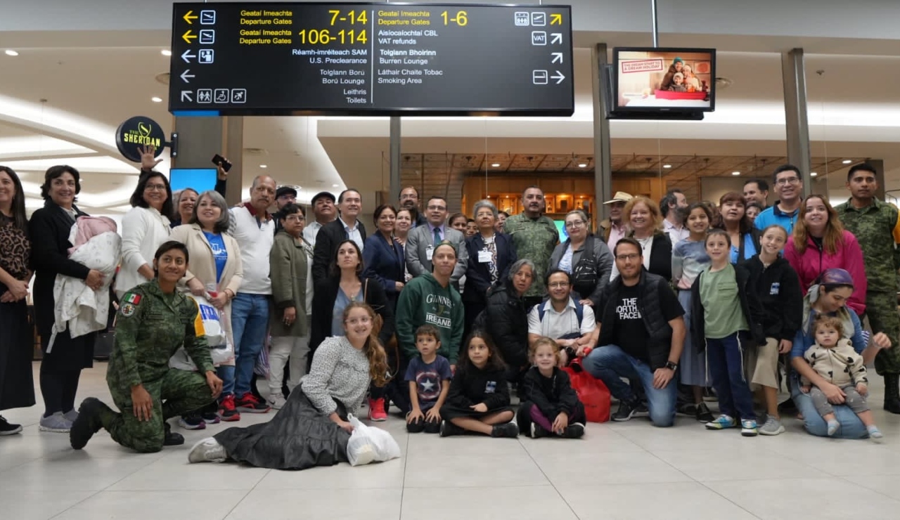 Bárcena destaca retorno de 276 mexicanos desde Israel Bárcena destaca retorno de 276 mexicanos desde Israel