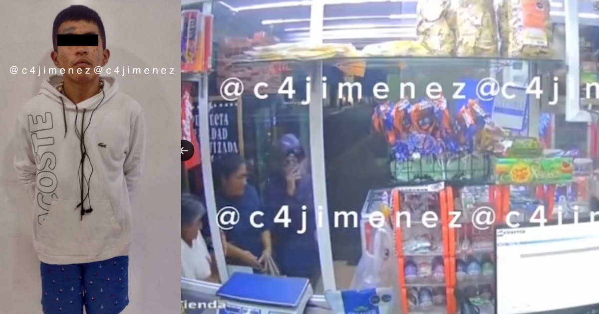 Detienen a presunto extorsionador que disparó en negocio de Iztapalapa Detienen a presunto extorsionador que disparó en negocio de Iztapalapa