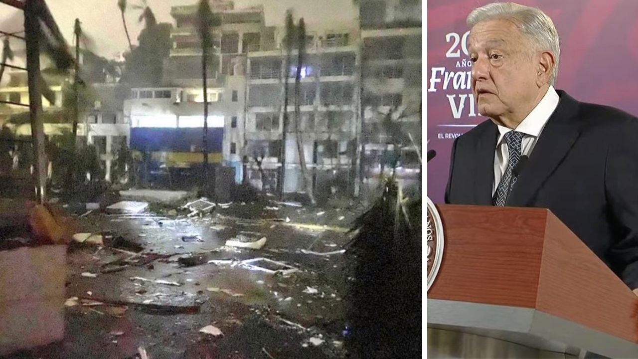 Por ahora, no se reportan muertes por huracán “Otis” en Guerrero: AMLO