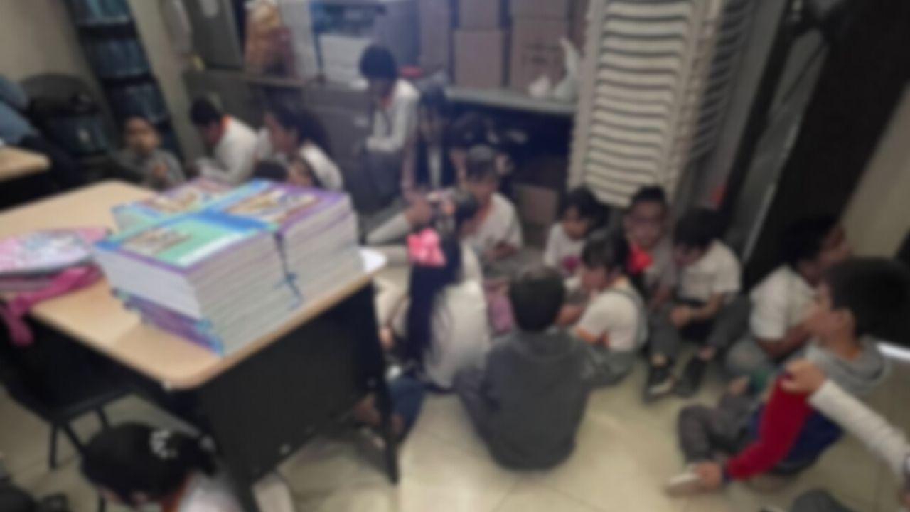 Viven niños momento de pánico en escuela por balacera en Sonora