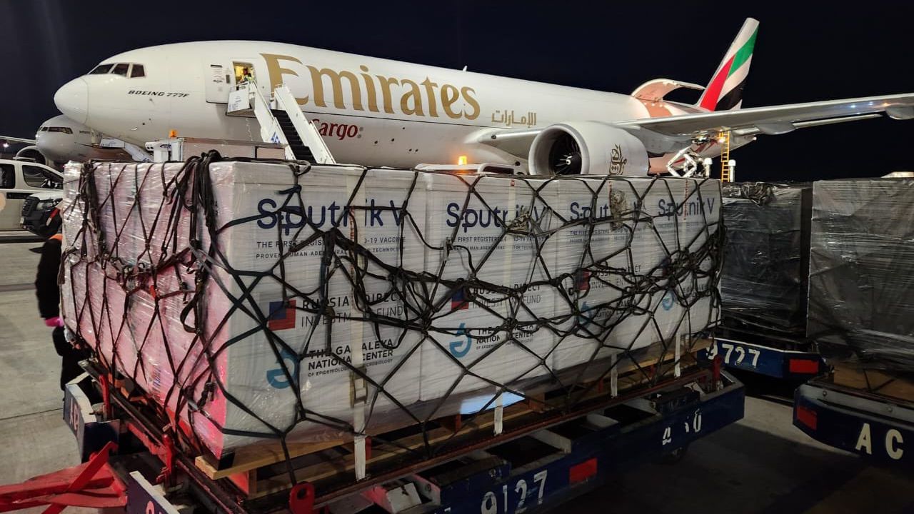 México recibe 592 mil dosis de Sputnik V para campaña invernal de vacunación México recibe 592 mil dosis de Sputnik V para campaña invernal de vacunación