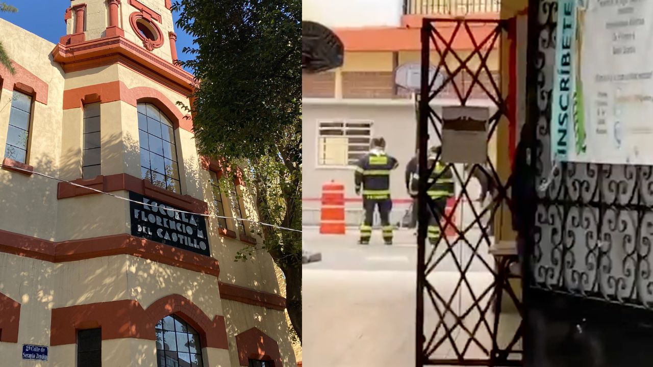 Acuden servicios de emergencia a primaria de la Cuauhtémoc por cuarteadura de una barda Acuden servicios de emergencia a primaria de la Cuauhtémoc por cuarteadura de una barda