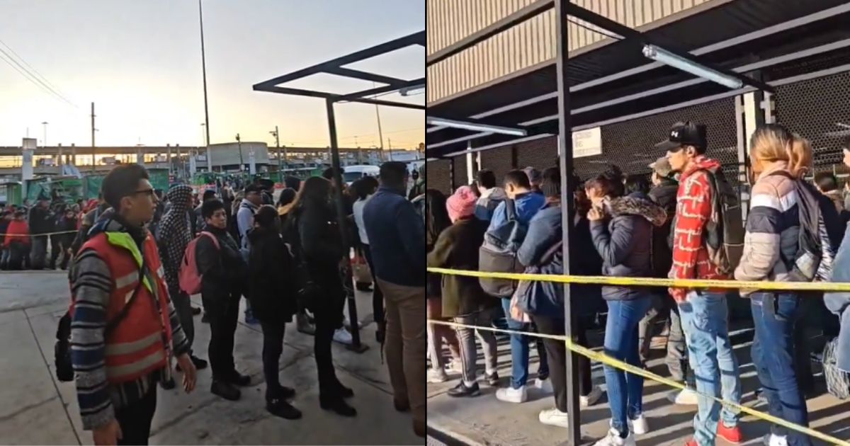 Registran aglomeraciones de usuarios del Metro tras cierre de Línea 9 Registran aglomeraciones de usuarios del Metro tras cierre de Línea 9