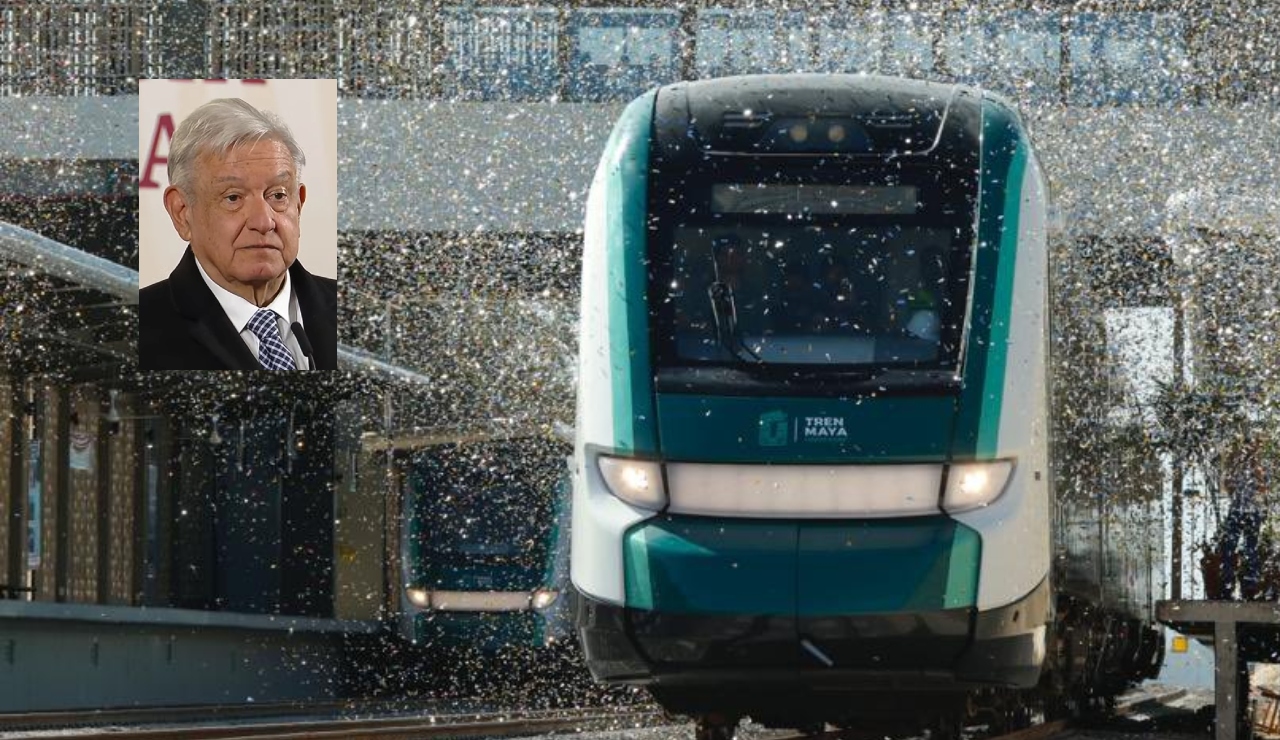 Vamos a mejorar poco a poco el Tren Maya: AMLO Vamos a mejorar poco a poco el Tren Maya: AMLO
