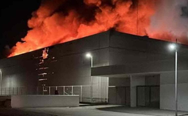 Incendio en Planta de Moscamed en Metapa de Madero Incendio en Planta de Moscamed en Metapa de Madero