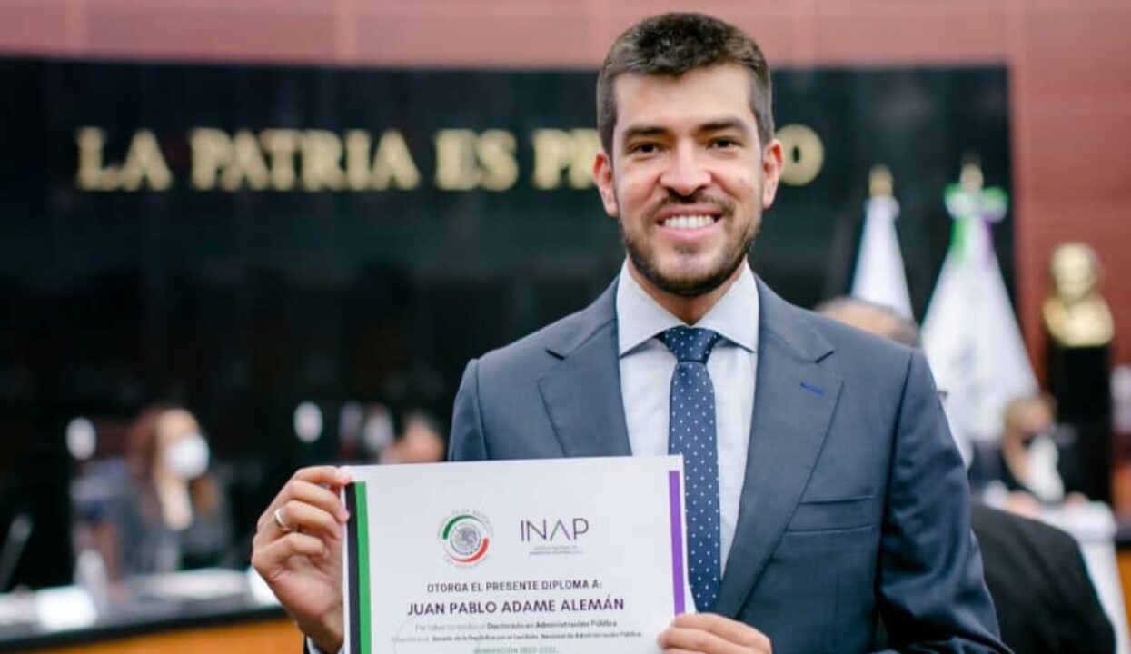 Murió a los 38 años, el senador suplente, Juan Pablo Adame Murió a los 38 años, el senador suplente, Juan Pablo Adame