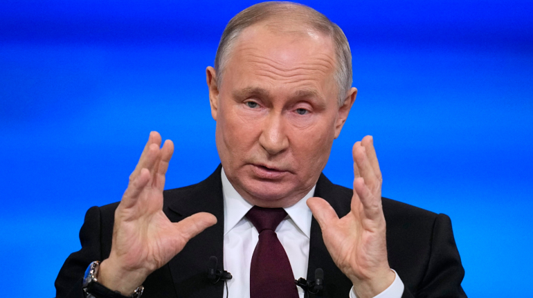 Putin rechaza una pronta paz con Ucrania en su primera rueda de prensa de la guerra Putin rechaza una pronta paz con Ucrania en su primera rueda de prensa de la guerra