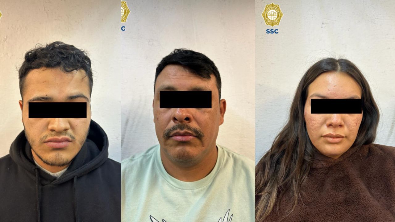 Arrestan a presuntos asaltantes de usuarios de casas de cambio del AICM