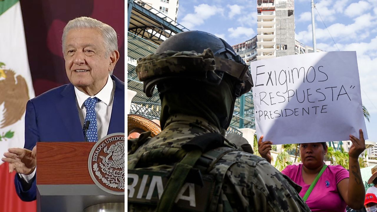 Evitando emboscadas, AMLO no visitará colonias afectadas en Acapulco Evitando emboscadas, AMLO no visitará colonias afectadas en Acapulco