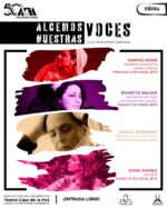 Nuestras voces. Ciclo de mujeres cantantes, tendrán como escenario el Teatro Casa de la Paz