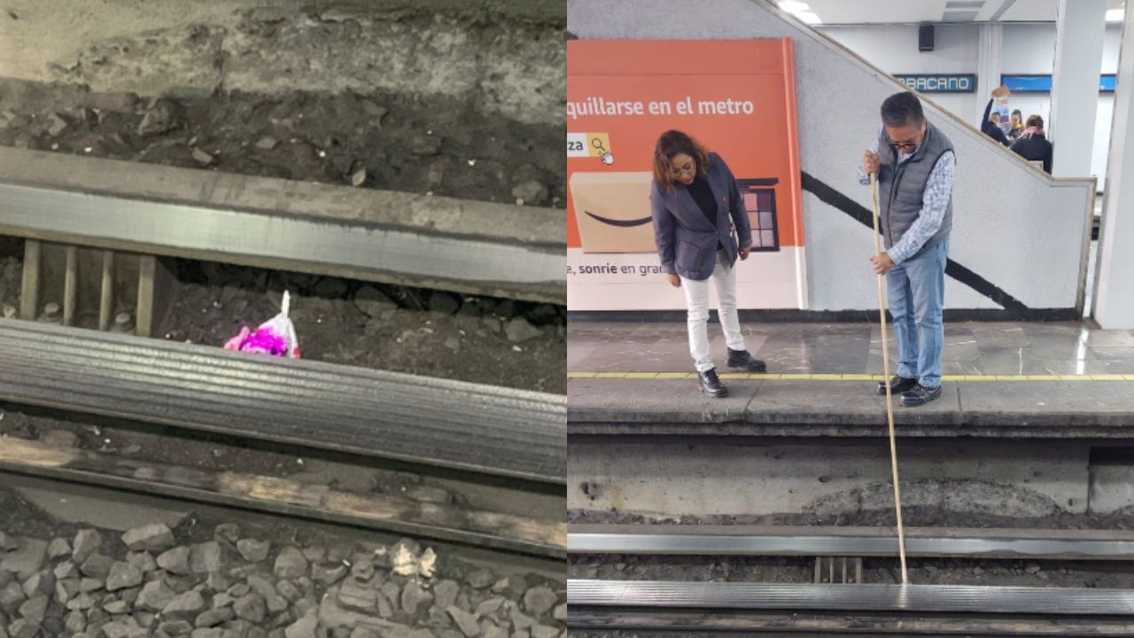 Metro presenta retrasos por globo del “Día del Amor y la Amistad” en la Línea 2 Metro presenta retrasos por globo del “Día del Amor y la Amistad” en la Línea 2
