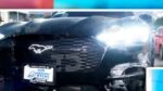 Roba Mustang de agencia en la GAM y lo choca al salir