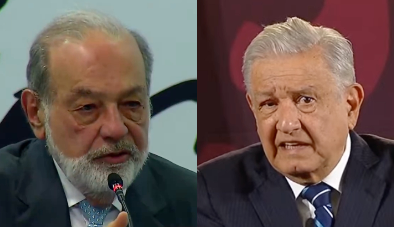 Discrepa AMLO de Slim ante crítica por uso excesivo del Ejército