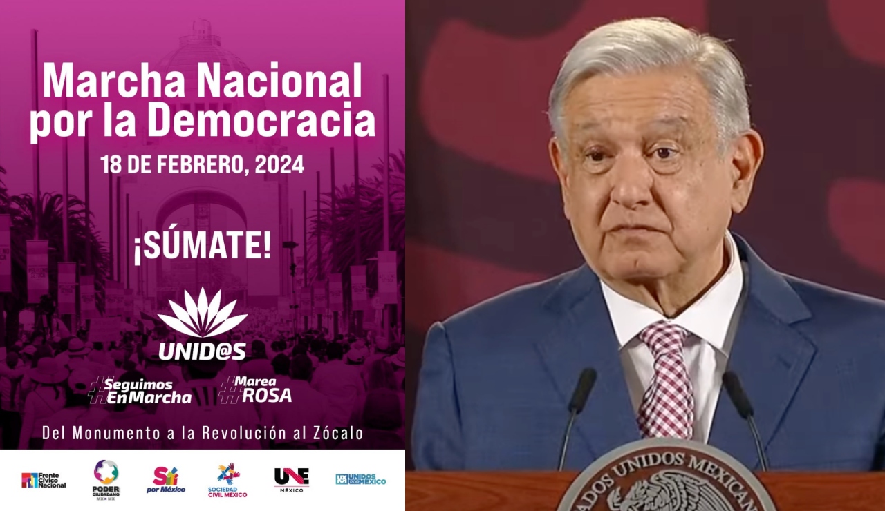 Marcha por Nuestra Democracia es para que regrese la corrupción, dice AMLO Marcha por Nuestra Democracia es para que regrese la corrupción, dice AMLO