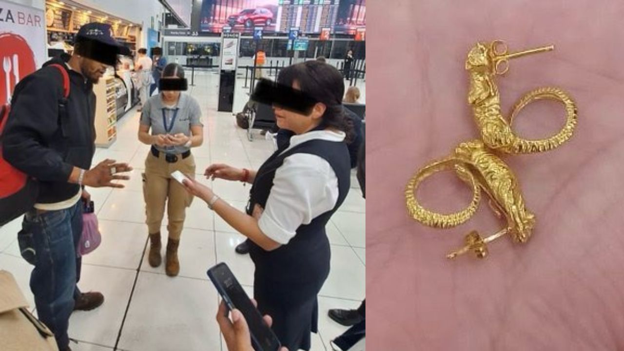 Estadounidense roba aretes de 20 mil pesos en joyería de AICM; lo interceptan en avión Estadounidense roba aretes de 20 mil pesos en joyería de AICM; lo interceptan en avión