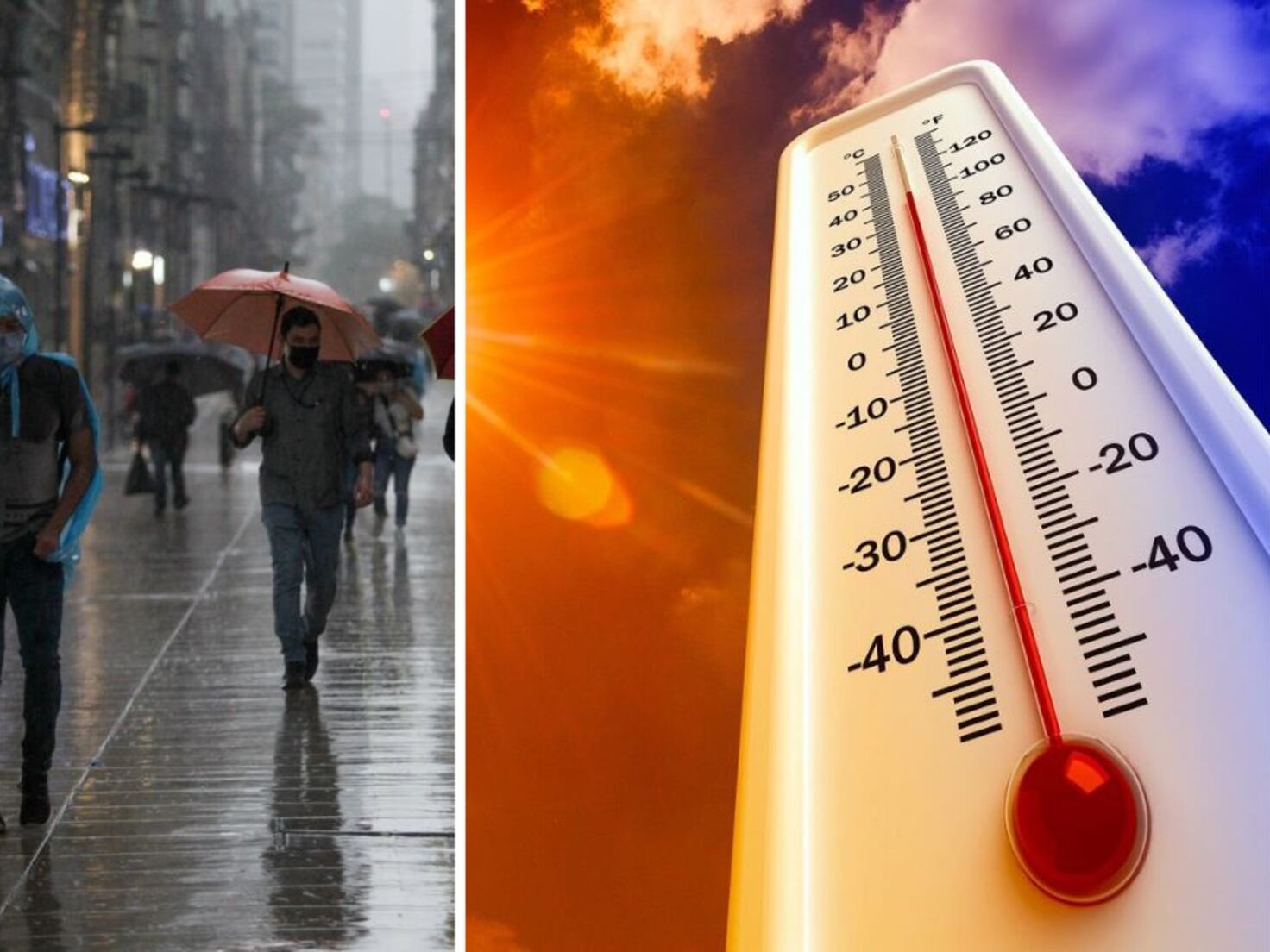 Se esperan temperaturas altas y lluvias por la tarde noche Se esperan temperaturas altas y lluvias por la tarde noche