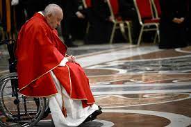 Papa Francisco cancela de último minuto su participación en el Vía Crucis de Roma Papa Francisco cancela de último minuto su participación en el Vía Crucis de Roma