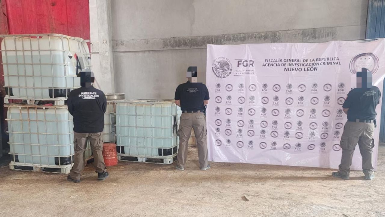 Desmantelan narcolaboratorio en Escobedo con más de media tonelada de metanfetamina Desmantelan narcolaboratorio en Escobedo con más de media tonelada de metanfetamina
