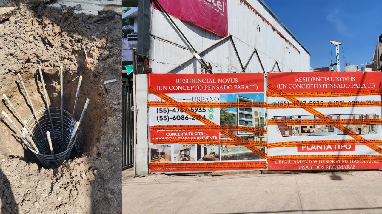 Suspenden obra que habría provocado daño a tunel de la L12 del Metro Suspenden obra que habría provocado daño a tunel de la L12 del Metro