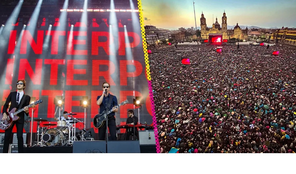 Interpol dará concierto gratis en Zócalo de CDMX
