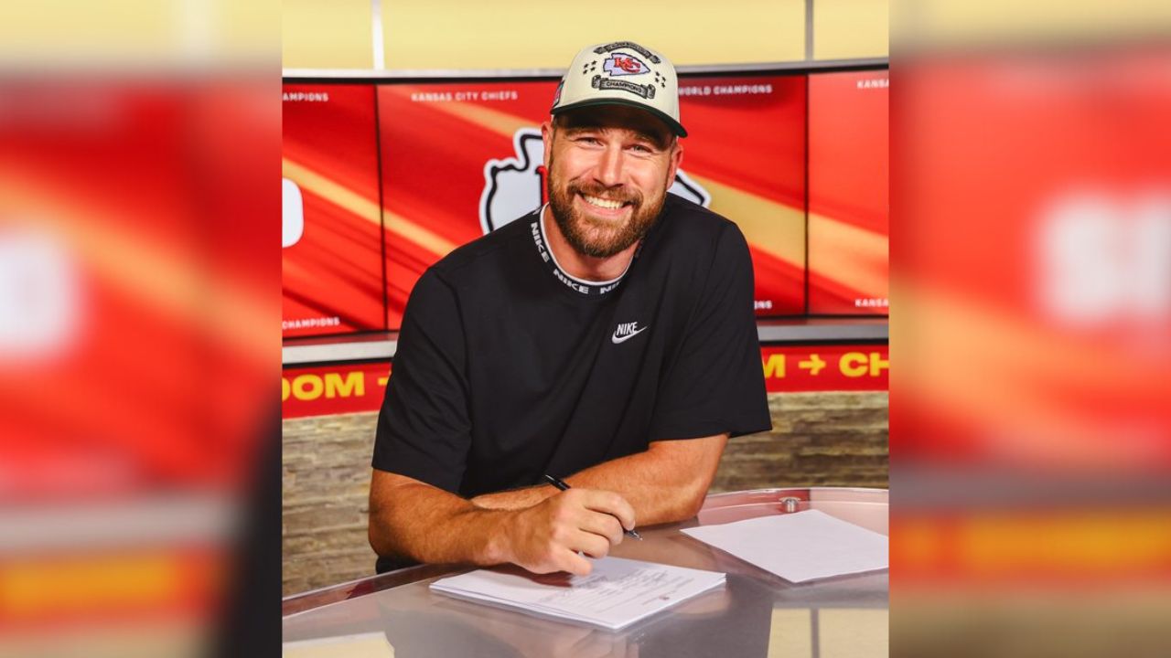 Travis Kelce, novio de Taylor Swift, extiende su contrato con Chiefs Travis Kelce, novio de Taylor Swift, extiende su contrato con Chiefs