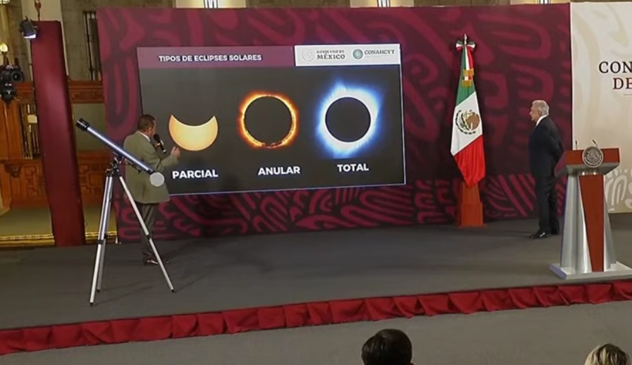 Llama AMLO a medios a difundir medidas de prevensión ante el próximo eclipse Llama AMLO a medios a difundir medidas de prevensión ante el próximo eclipse