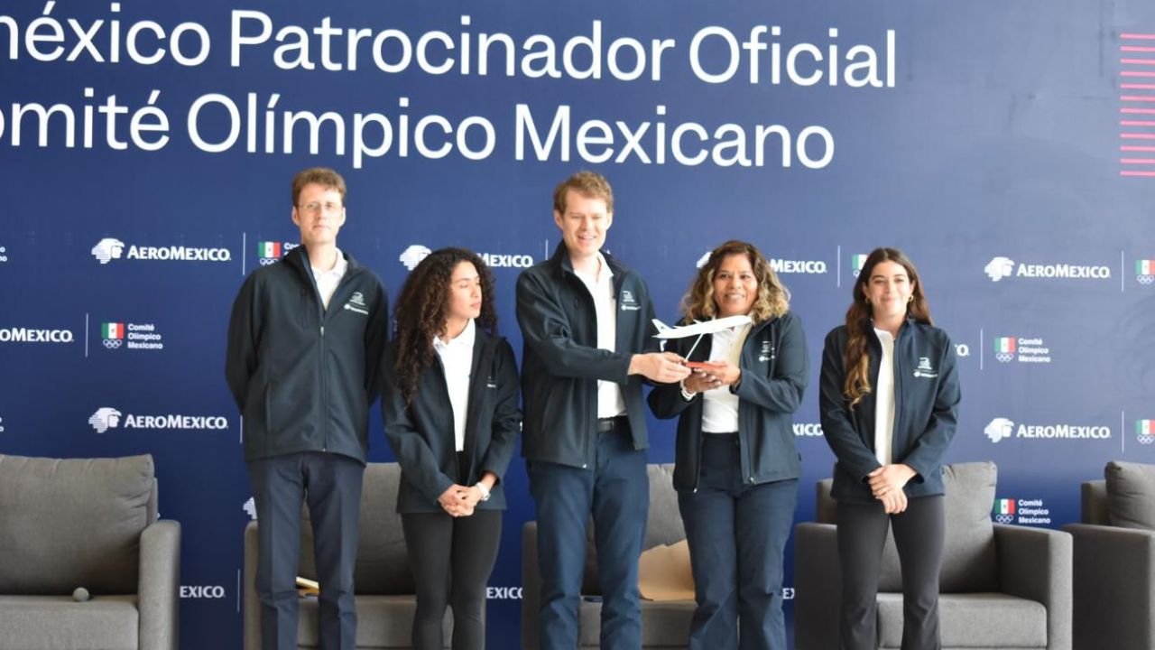 Aeroméxico le da alas a la delegación olímpica mexicana rumbo a París Aeroméxico le da alas a la delegación olímpica mexicana rumbo a París