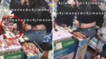 Mujer hurta maquillaje y lo oculta entre su estómago y la cintura