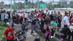 Parte caravana migrante desde Tapachula como presión antes de elecciones